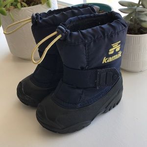 Kamik Navy Blue Snow Boots - Size 5